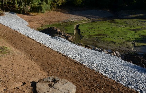 Landscape Swales Installation in Easton
