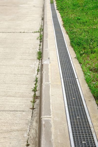 Concrete Drain Installation in Easton